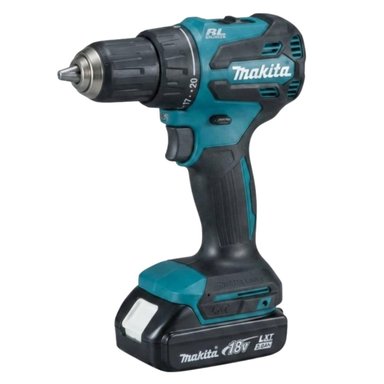 TALADRO PERCUTOR 18V + 2 BATERIAS 2AH + 50 PUNTAS PH2 MAKITA - 5