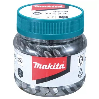 TALADRO PERCUTOR 18V + 2 BATERIAS 2AH + 50 PUNTAS PH2 MAKITA - 6
