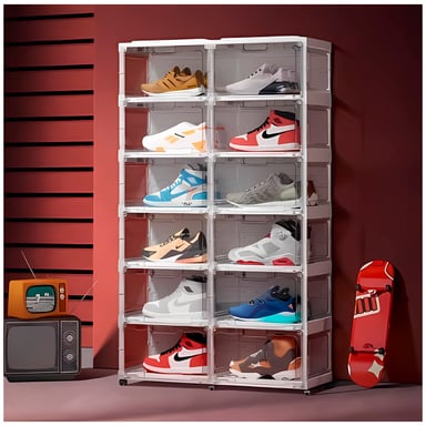 ZAPATERO PLEGABLE DE 6 PISOS DE 129.5 CM - 3