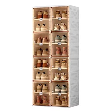 ZAPATERA PLEGABLE DE 132CM CON 8 PISOS