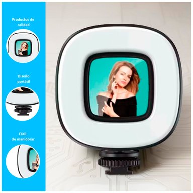 MINI LUZ LED SELFIE PORTÁTIL H-LAMP - 2