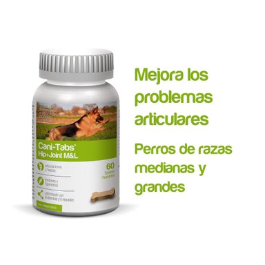 VITAMINA SUPLEMENTO PERROS CANI-TABS 60 TABLETAS HIP + JOINT MYL