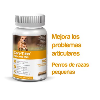 VITAMINA SUPLEMENTO PERROS CANI-TABS 100 TAB HIP + JOINT MINI