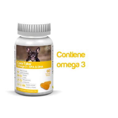 VITAMINA SUPLEMENTO PERROS CANI-TABS 60 CAP OMEGA 3 + EPA Y DHA