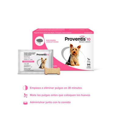 ANTIPULGAS PARA PERROS PROVENTIS 10 X 6 TABLETAS