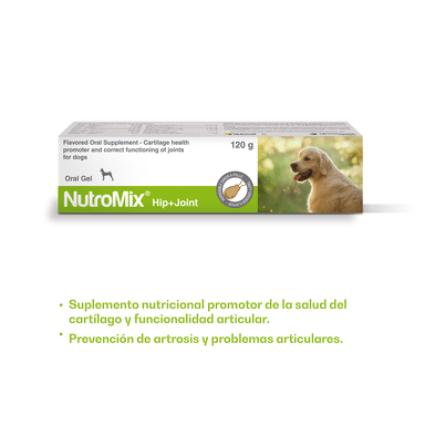 VITAMINA SUPLEMENTO PERROS NUTROMIX 120 G HIP + JOINT