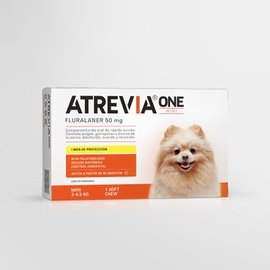 ANTIPULGAS PERRO ATREVIA 2-4.5KG ONE MINI X 1 TABLETA - 1