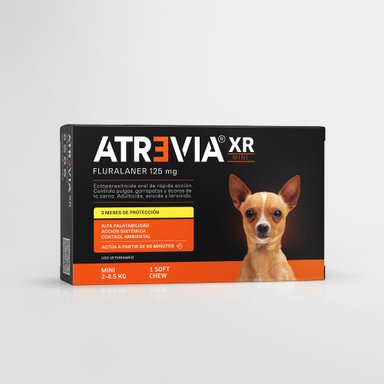 ANTIPULGAS PERRO ATREVIA 2-4.5KG XR MINI X 1 TABLETA