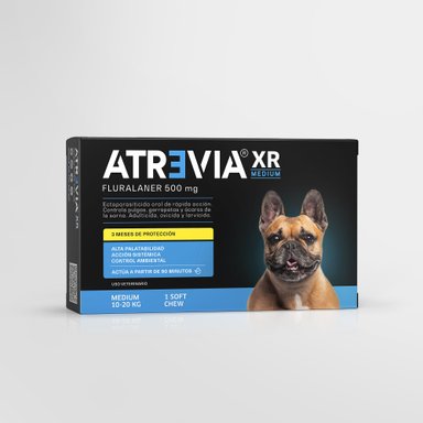 ANTIPULGAS PERRO ATREVIA 10-20KG XR MEDIUM X 1 TABLETA