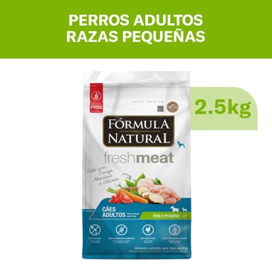 COMIDA PARA PERROS ADULTOS FORMULA NATURAL RAZAS PEQUEÑAS X 2.5KG