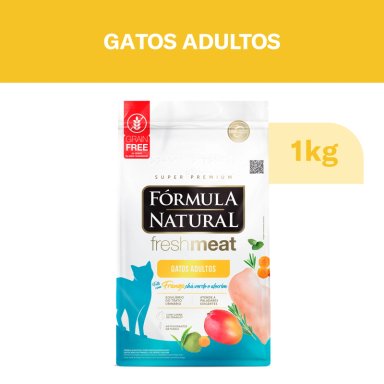 COMIDA PARA GATOS ADULTOS FORMULA NATURAL X 1KG