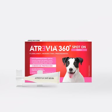 ANTIPULGAS PARA PERROS ATREVIA 360 SPOT ON SMALL 4.5 A 9 KG X 1 PIPETA