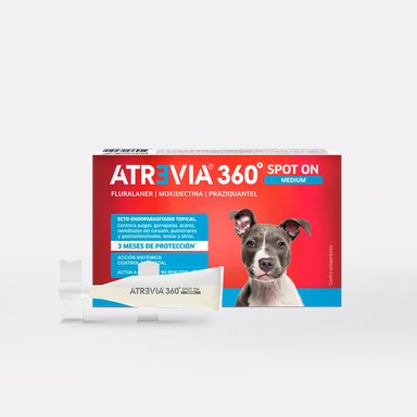 ANTIPULGAS PARA PERROS ATREVIA 360 SPOT ON MEDIUM 9 A 18 KG X 1 PIPETA