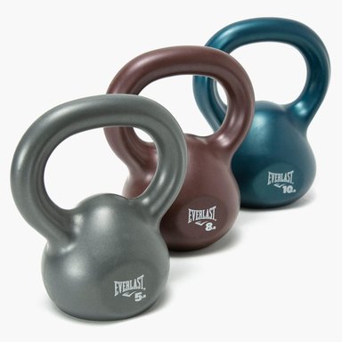 PESA EVERLAST 10LB KETTLEBELL AZUL - 4