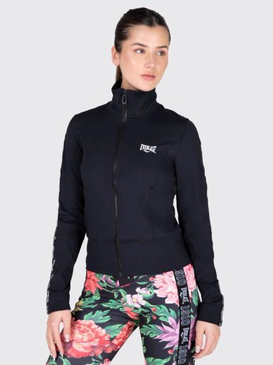 CHAQUETA FLOWER NEGRO L