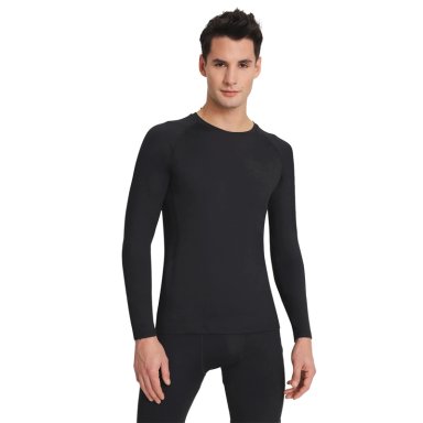 POLERA DE COMPRESIÓN MANGA LARGA NEGRO EVERLAST-NEGRO