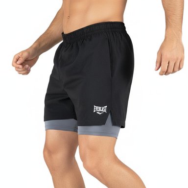 SHORT MEN EVERLAST TRACK NEGRO XL