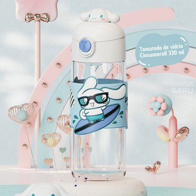TOMATODO SANRIO 330 ML CINNAMOROLL VIDRIO