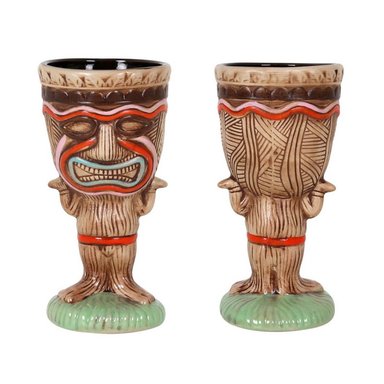 COPA TIKI MARRÓN KICHWA VASO COCTEL 250 ML