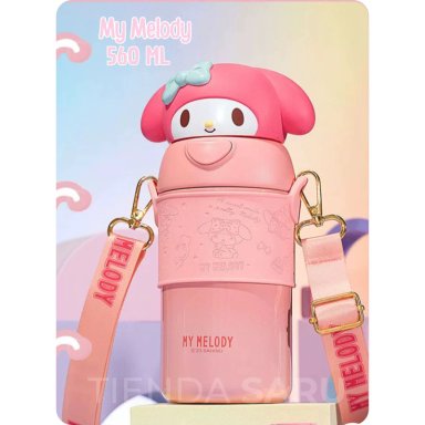 TERMO SANRIO DE ACERO INOXIDABLE 3D MY MELODY 560 ML