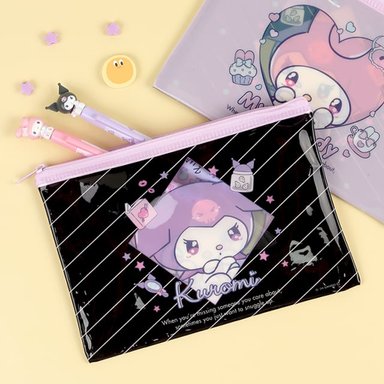 CARTUCHERA KUROMY Y MY MELODY ZIPPER BAG SANRIO JAPON