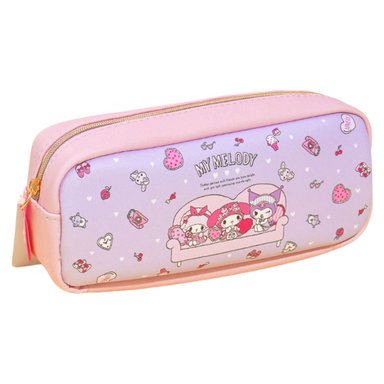 CARTUCHERA SANRIO CUERO PU MY MELODY KUROMI MY SWEET PIANO 20 CM