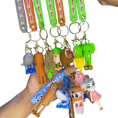 PACK  DE 12 LLAVEROS TRALALERO TRALALA BRAINROT ITALIANO