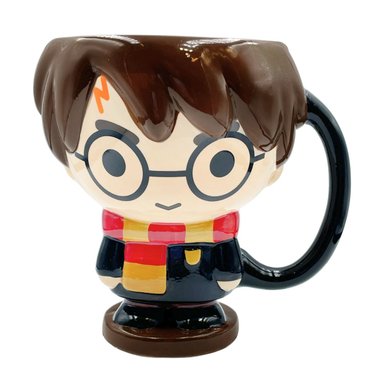 TAZA CERÁMICA HARRY POTTER 3D 500 ML
