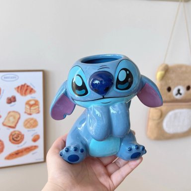 TAZA DE CERÁMICA STITCH 350 ML