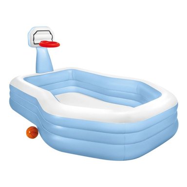 INTEX - PISCINA INFLABLE INFANTIL CON BASQUET 188X257X130 - 1