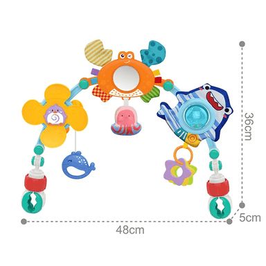 SONAJEROS MÓVILES DE ARCOÍRIS PARA CUNA