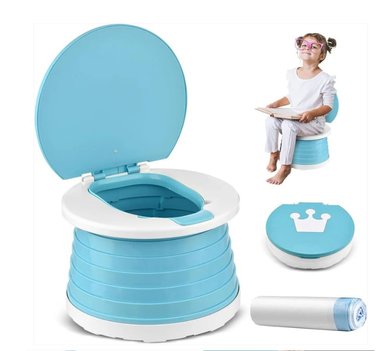 INODORO PLEGABLE DE VIAJE PARA NIÑOS 3 EN 1