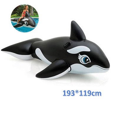 FLOTADOR INFABLE INTEX ORCA NEGRO PARA NIÑOS