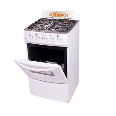 COCINA A GAS GLP FADICC 4H CON RESPALDAR Y HORNO SAMI BLANCO - 2