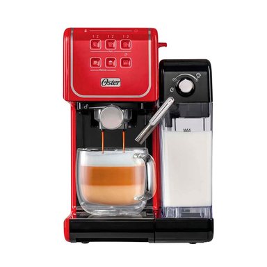 CAFETERA OSTER BVSTEM6801R PRIMALATTE AUTOMATICA ROJO