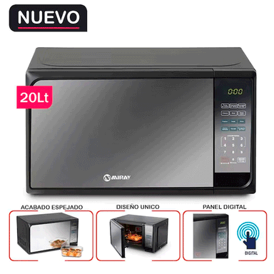 HORNO MICROONDAS MIRAY HMM-20N 20 L