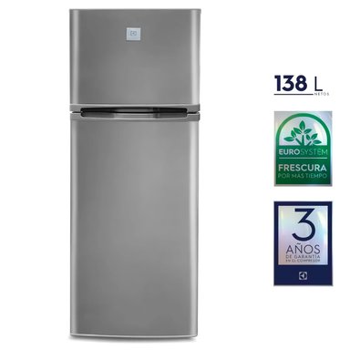REFRIGERADORA ELECTROLUX TOP MOUNT FROST 138 LTS ERT18G2HNI