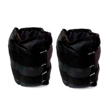 PESAS TOBILLERAS NEGRO PESO 5KG PACK 2 UNIDADES - 2