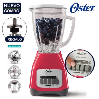LICUADORA OSTER BLSTKAG-MPB-KIT BLSTKAG-MPB 2V +PULSO 1,25 LT SANDÍA +KIT ACOPLE