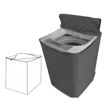 FUNDA FORROS DE LAVADORA 10-15 KG IMPERMEABLE - 4