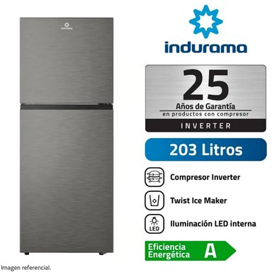 REFRIGERADORA INDURAMA 203L TOP MOUNT RI-359I CROMA