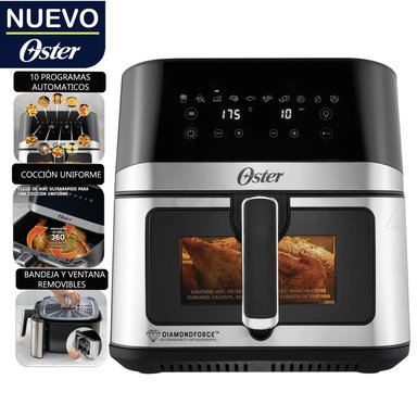 FREIDORA DE AIRE DIGITAL OSTER DIAMONDFORCE 7.5L CKSTAF75WDSSDF - 1