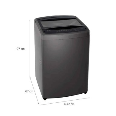 LAVADORA 17 KG CARGA SUPERIOR WT17BVTB NEGRO CLARO - 7