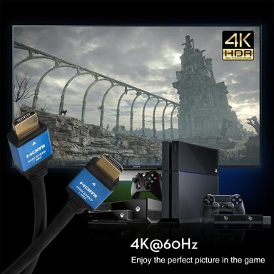 CABLE HDMI 2.0 4K ULTRA HD ALTA VELOCIDAD 3D 3 METROS 2160P PVC SANTOFA ELECTRONICS - 4