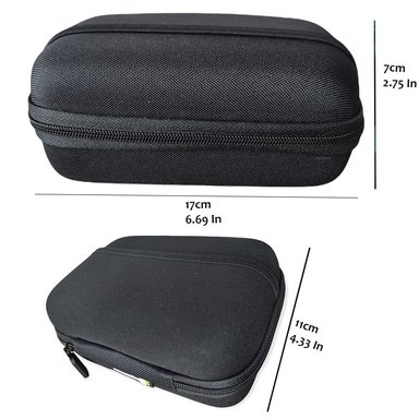 FUNDA CASE DISCO DURO EXTERNO 2.5 SANTOFA ELECTRONICS ANTI GOLPES DOBLE BOLSILLO NEGRO - 2