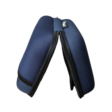 FUNDA CASE DISCO DURO EXTERNO 2.5 SANTOFA ELECTRONICS ANTI GOLPES DOBLE BOLSILLO AZUL - 2