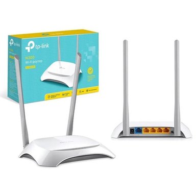 ROUTER TP-LINK TL-WR840N 300MBPS SANTOFA ELECTRONICS 4 EN 1 2 ANTENAS PUNTO WISP - 1