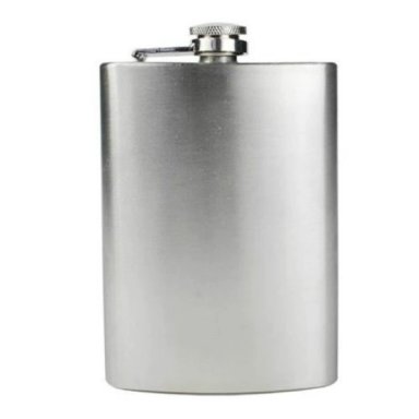 LICORERA DE BOLSILLO 8 OZ SANTOFA ELECTRONICS ACERO INOXIDABLE S0150