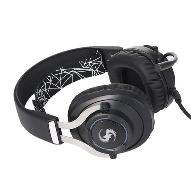 AUDÍFONOS GAMER SANTOFA ELECTRONICS OVER-EAR K-10 DIADEMA MICROFONO CONTROL VOLUMEN LED - 3