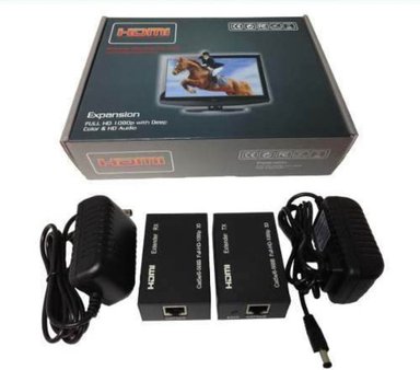 EXTENSIÓN SANTOFA ELECTRONICS EXTENDER HDMI A RJ45 UTP CAT 5/6 HASTA 60 METROS
